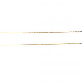 Синджир от 14К жълто злато- плетка панцер